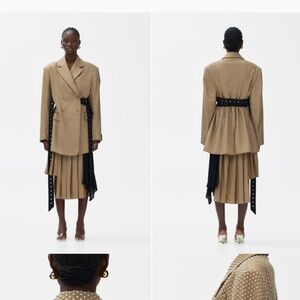 ROKH x HM STUDDED BLAZER, SIZE M